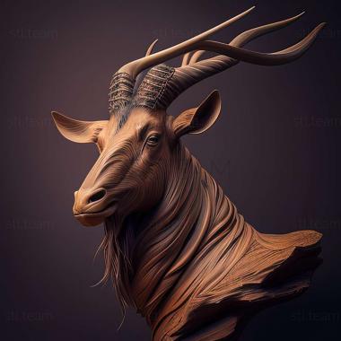 3D model Oryctes gnu (STL)